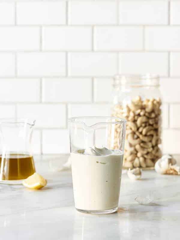 creamy lemon cashew dressing