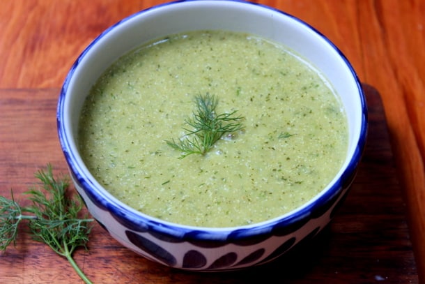 make ahead quinoa and dill bisque recipe