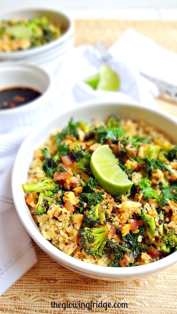 sesame kale glow bowl