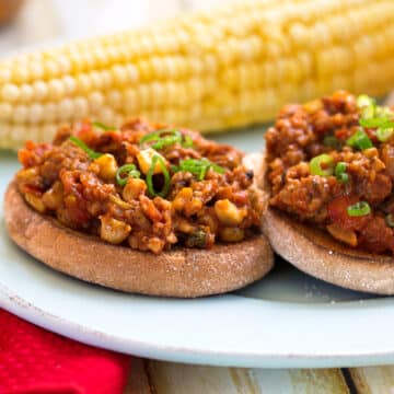 Easy vegan Sloppy Joes dinner