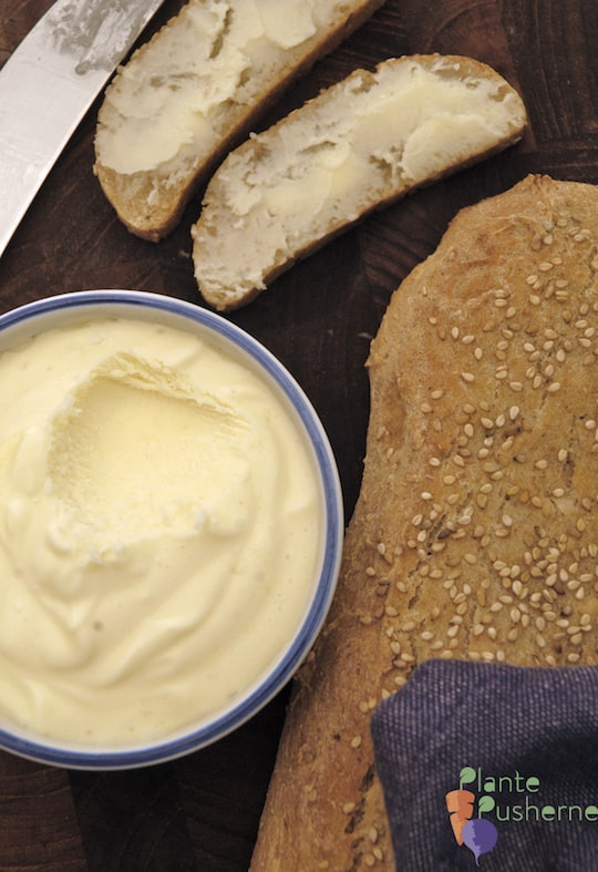 Vegan Aqufaba butter from PlantPusherne