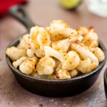 Vegan batter-dipped cauliflower