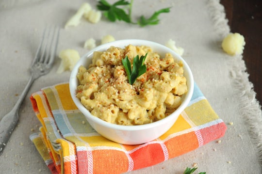 Vegan Cauliflower mac and cheese by Vegan Insanity