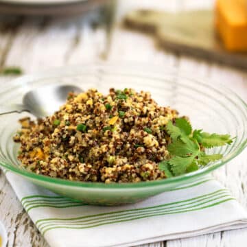 Salsa Verde Quinoa Pilaf