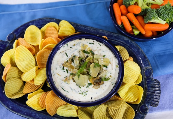 Vegan artichoke dip