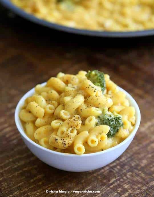 Potato carrot mac and cheese by Vegan Richa