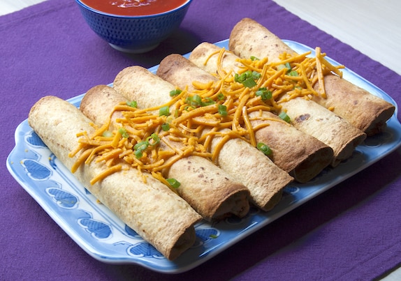 Beany Jackfruit Taquitos