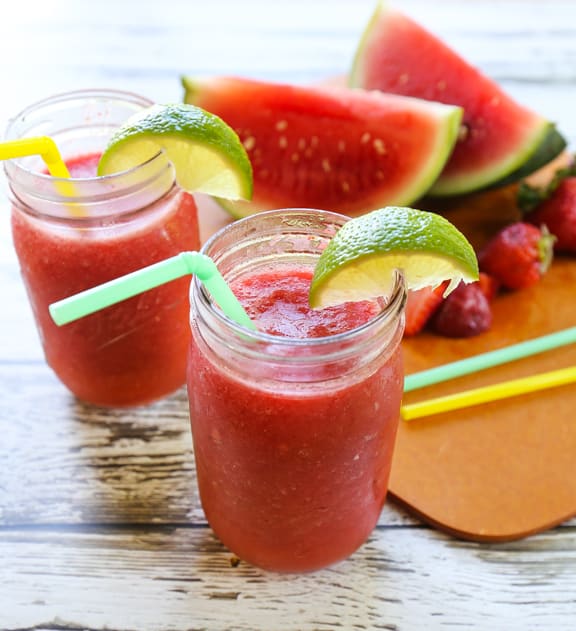 Strawberry-Watermelon Slush recipe