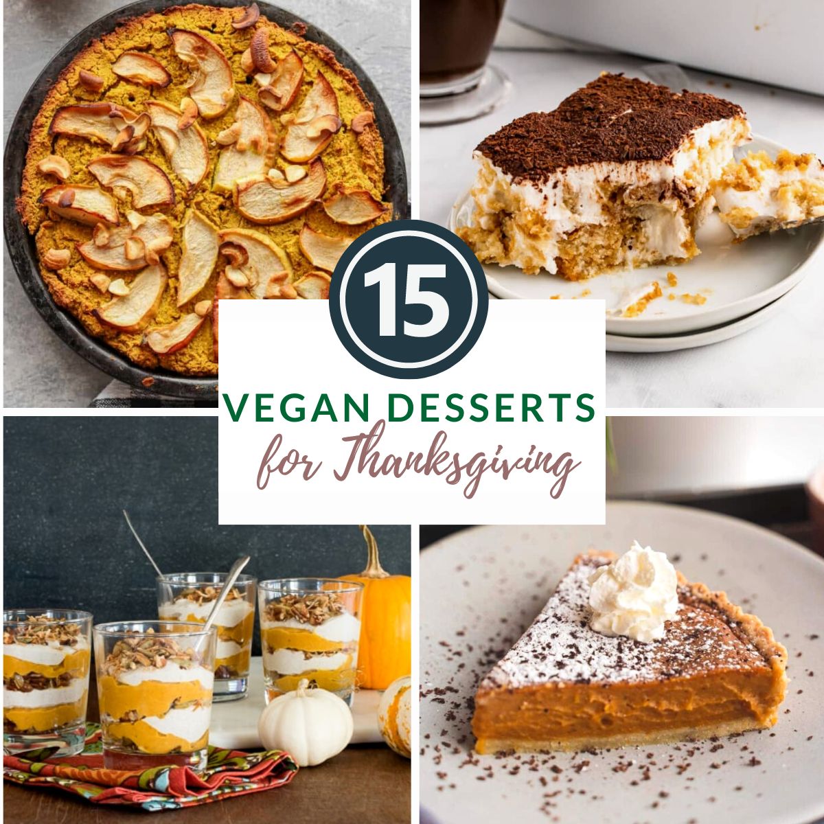 vegan thanksgiving desserts