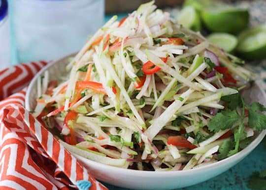 Jicama and apple slaw by PaleOMG