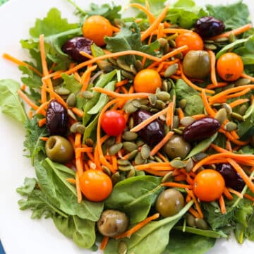 No-chop power greens salad