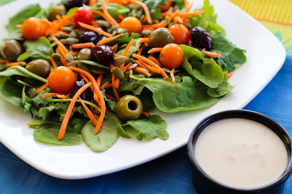 No-chop power greens salad recipe