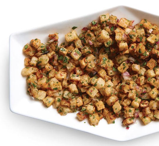 Sweet and hot roasted jicama by Fine Cooking