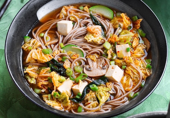 Instant Kimchi Noodle Soup | VegKitchen.com