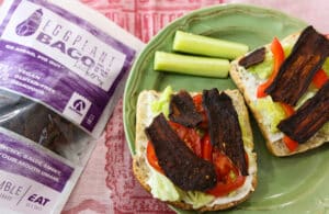 Eggplant bacon sandwiches