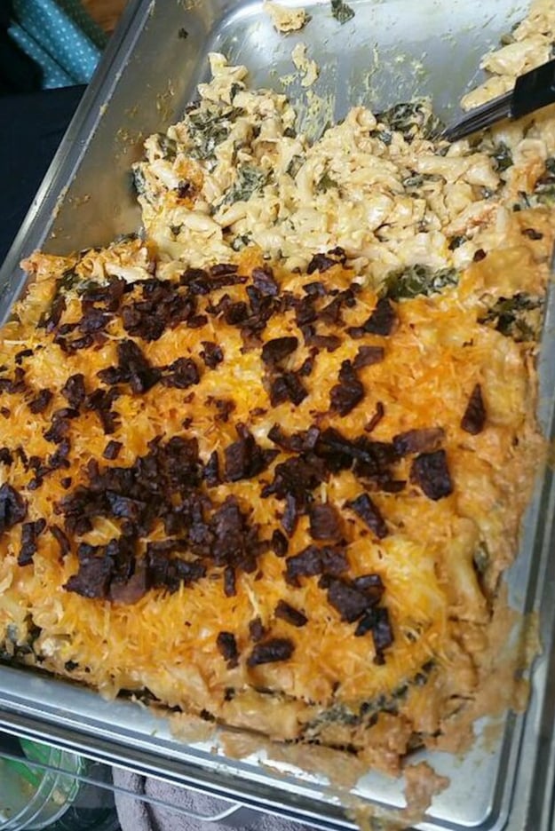 mac n cheese n collards