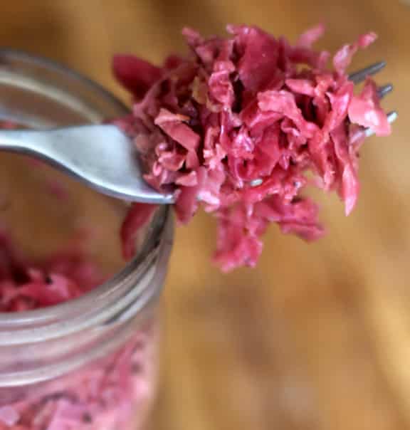 Pink Dukkah Sauerkraut from Phickle