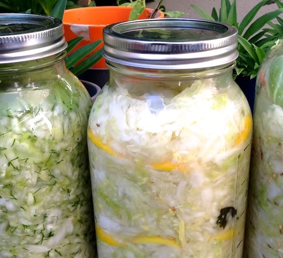 Lemon Ginger Sauerkraut from Phickle