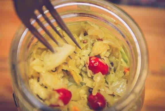 Pumpkin Cranberry Kraut from Mountain Feed