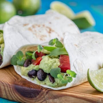 Black Bean and Avocado Wraps