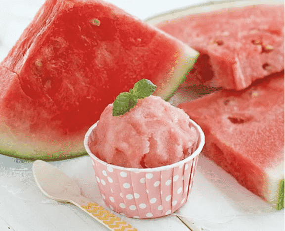 Ginger-Watermelon Ice from OhMyVeggies