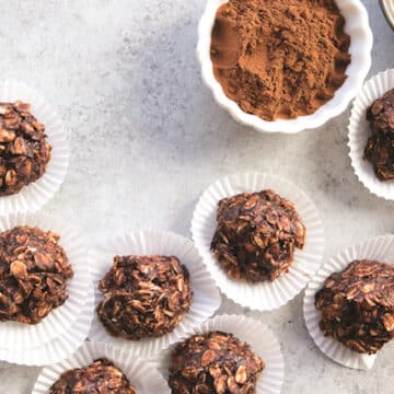 No Bake Chocolate Peanut Butter Drops - China Study Cookbook