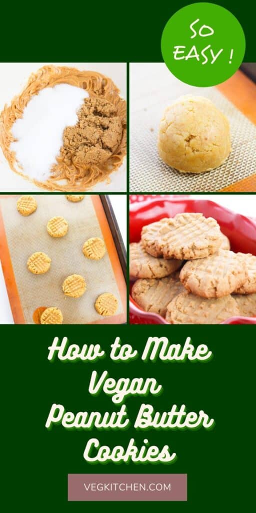 vegan peanut butter cookies