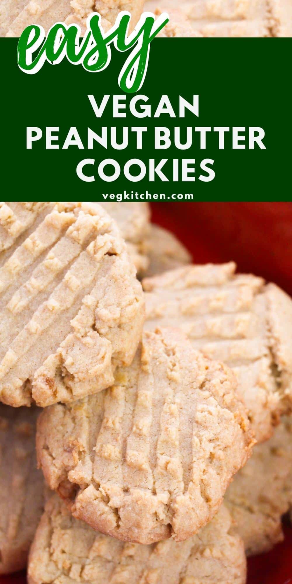 Vegan Peanut Butter Cookie Recipe Easy at Justin Fortier blog