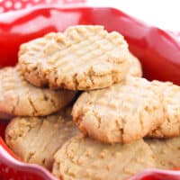 vegan peanut butter cookies