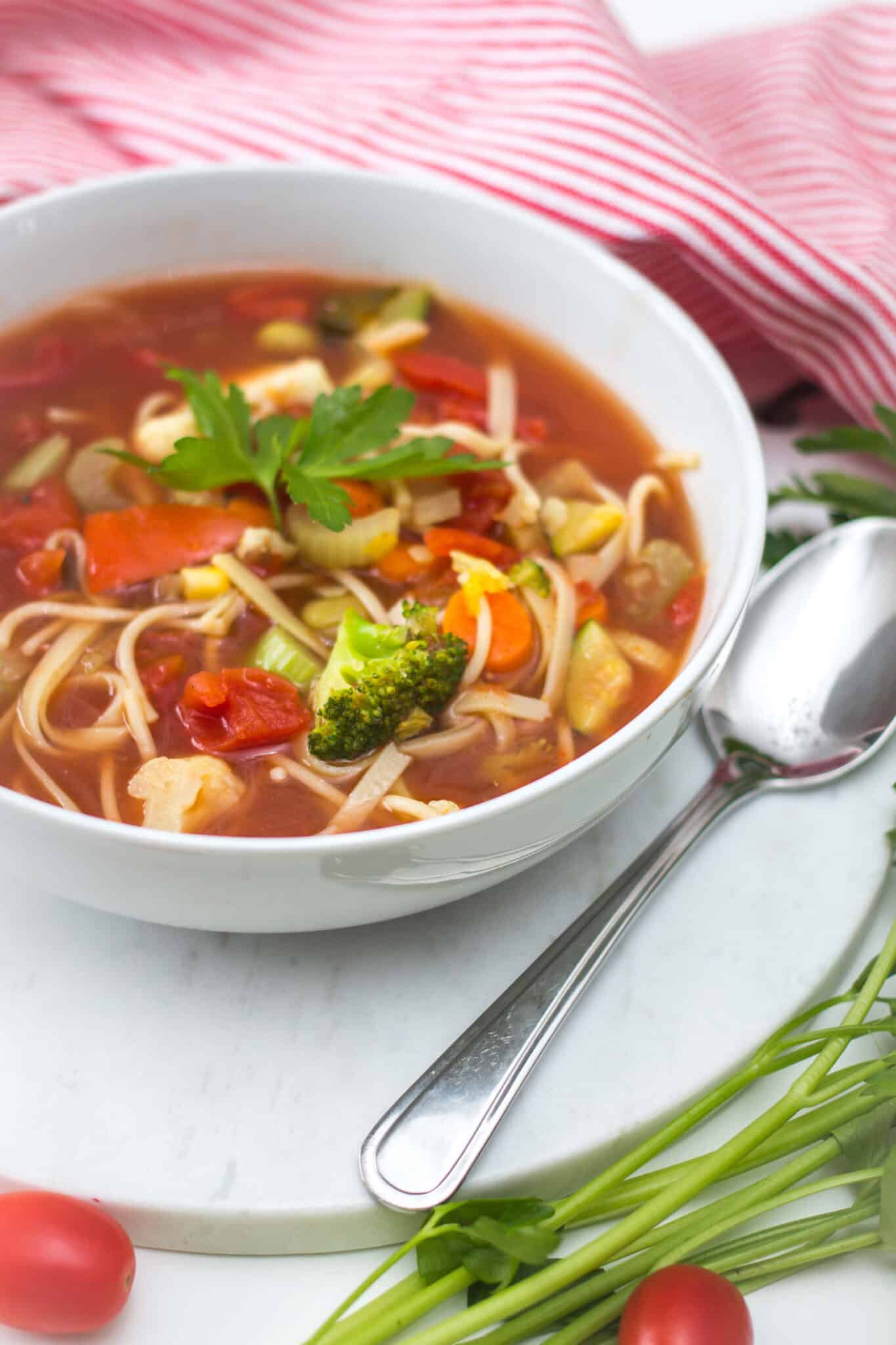 Vegan "Vegetable" Noodle Soup | VegKitchen