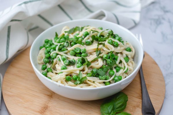 Pea Alfredo Pasta