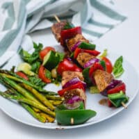 Vegan Slouvlaki Tofu Skewers