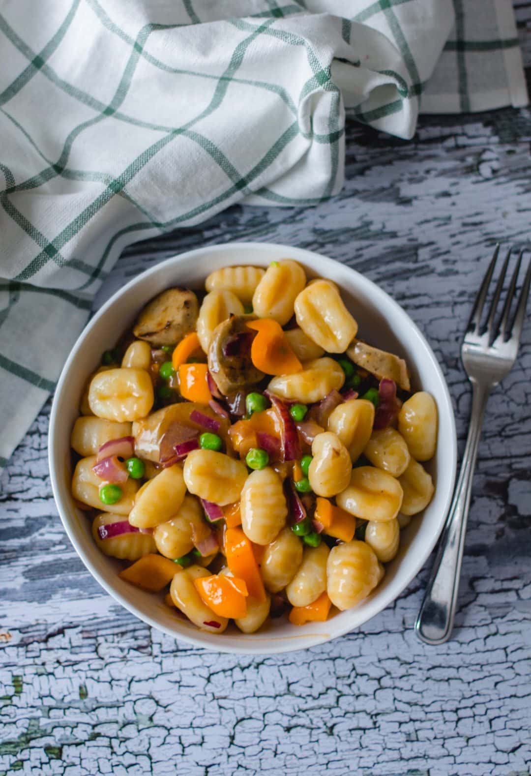 Gnocchi with Vegan Sausage and Gravy VegKitchen