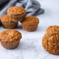 muffins de salvado veganos saludables