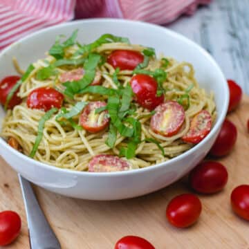 vegan pesto pasta