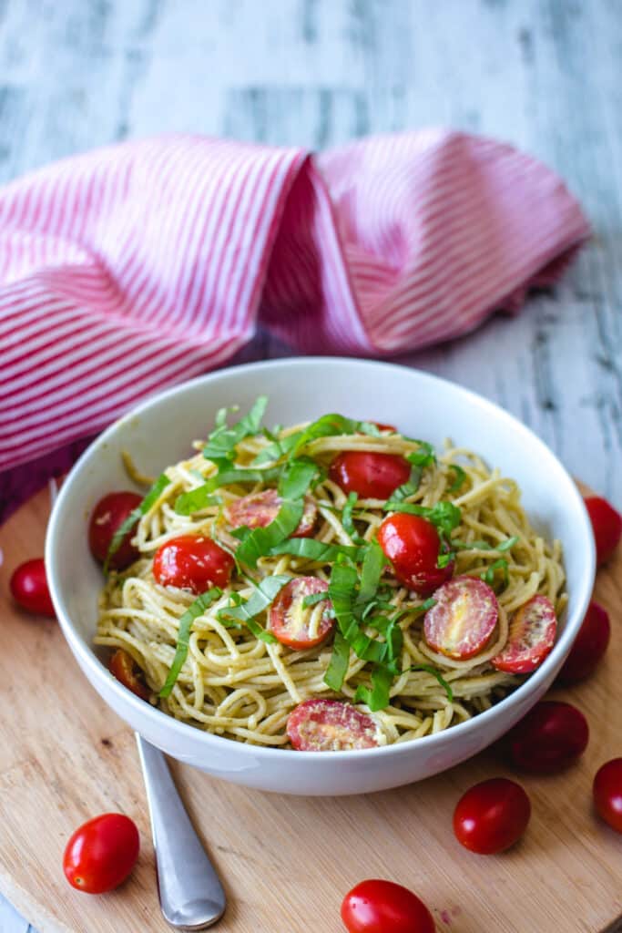 vegan pesto pasta