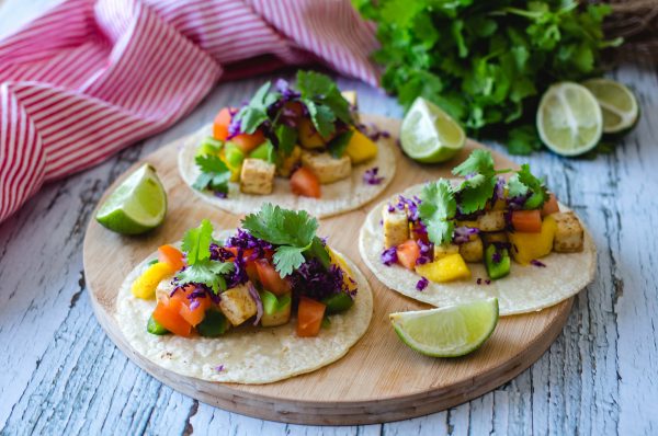 Tofu and Mango Tacos