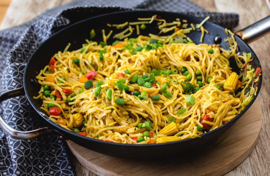 Asian Veggie Noodles | Vegan recipes by VegKitchen