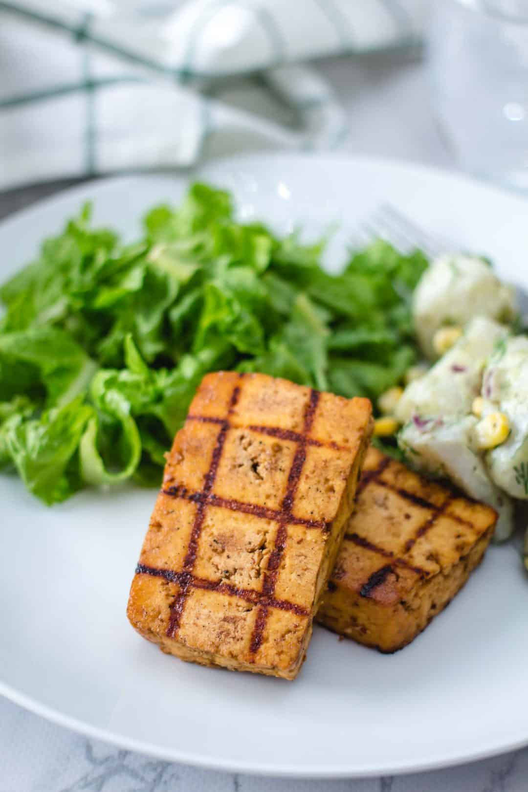 Grilled BBQ Tofu Vegan recipes by VegKitchen