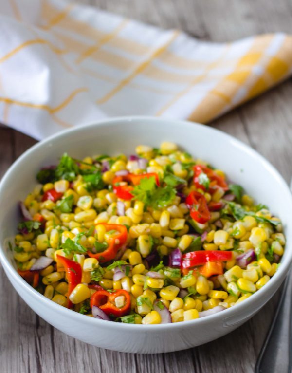 Quick and Easy Fresh Corn Salad | VegKitchen