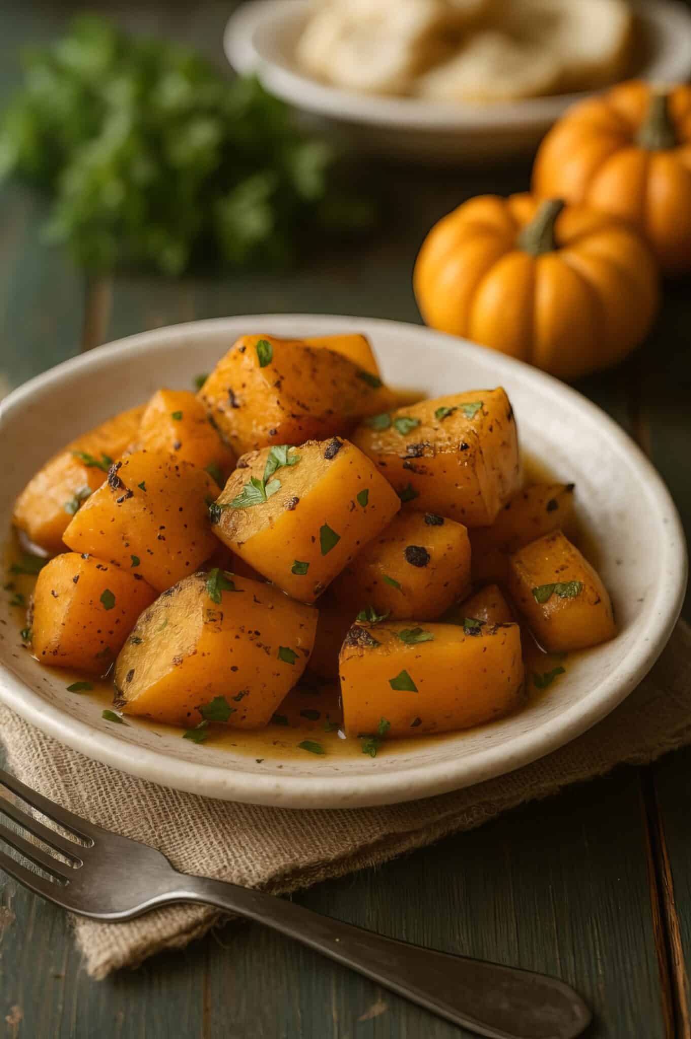 maple glazed butternut squash