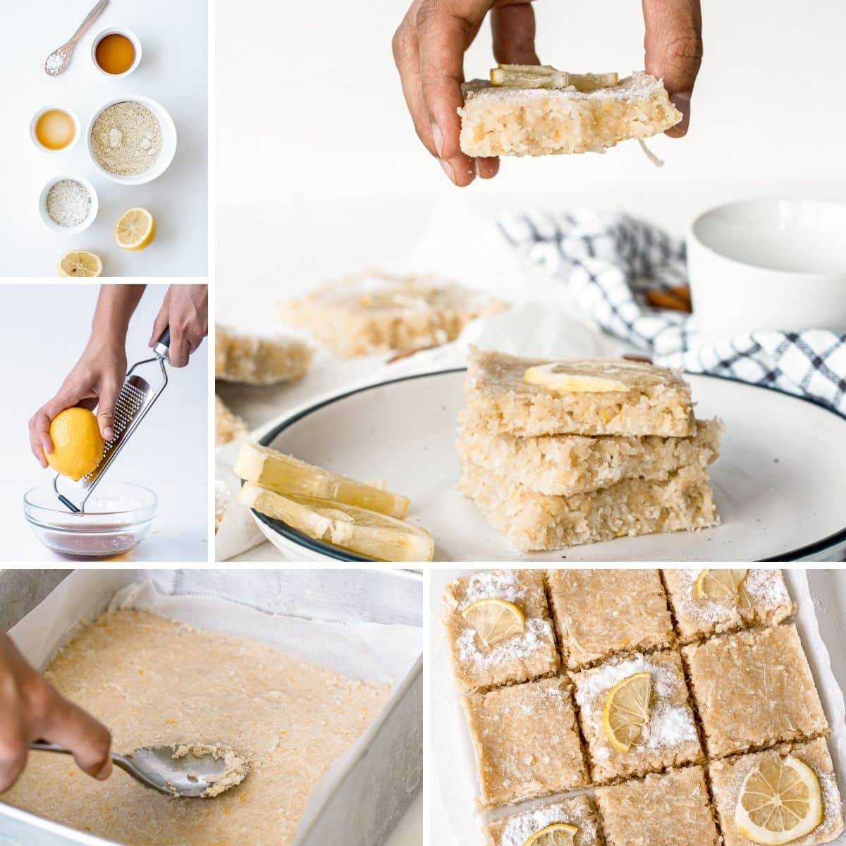 vegan lemon bars