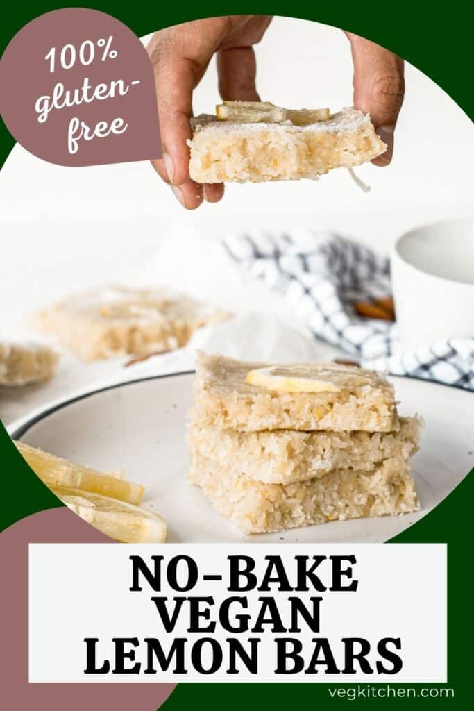 vegan lemon bars