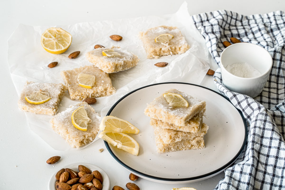 vegan lemon bars