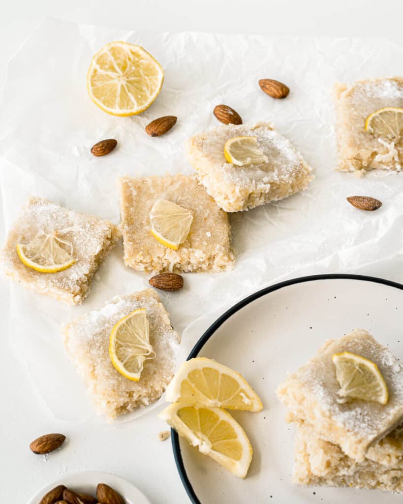 vegan lemon bars