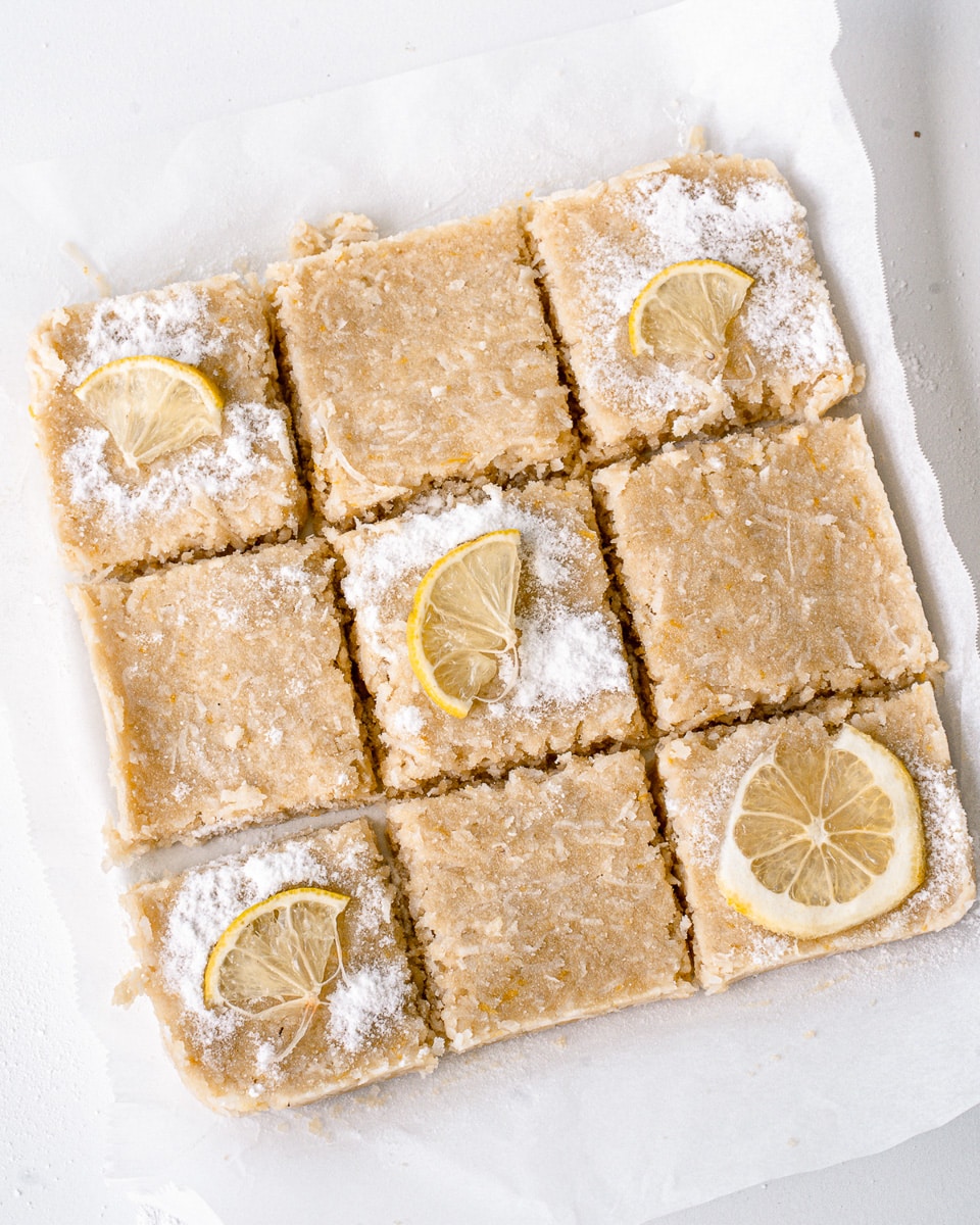 vegan lemon bars