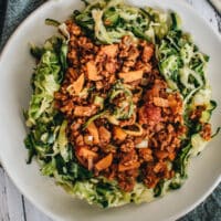 vegan zucchini noodles