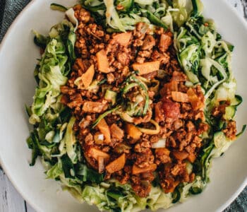 vegan zucchini noodles