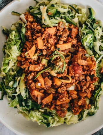 vegan zucchini noodles