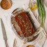 Vegan Lentil Meatloaf with Tomato Glaze